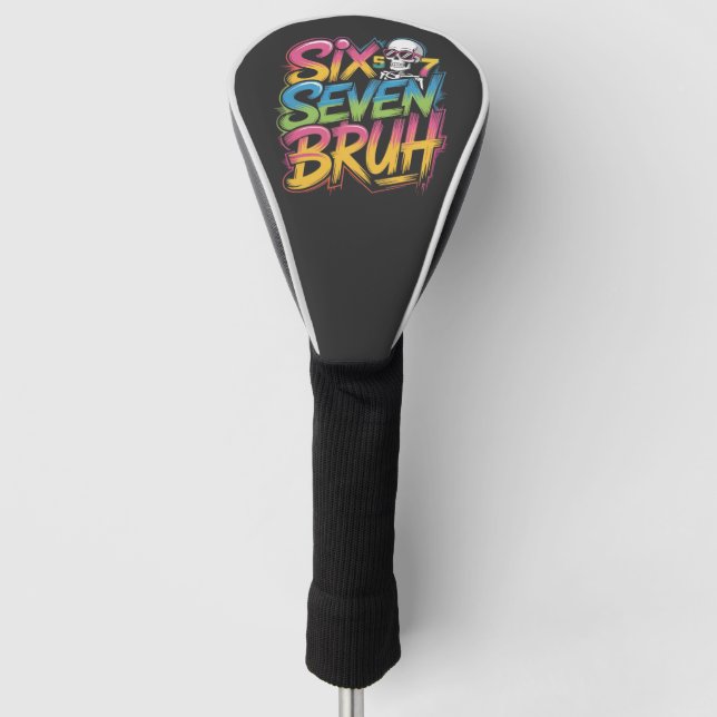 Couvre-club De Golf six seven bruh (Devant)