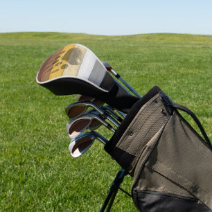 Couvre-club De Golf SlipperyJoe's Bear Pride drapeau de la texture du