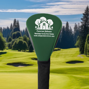 Couvre-club De Golf Société immobilière Maison verte personnalisée en
