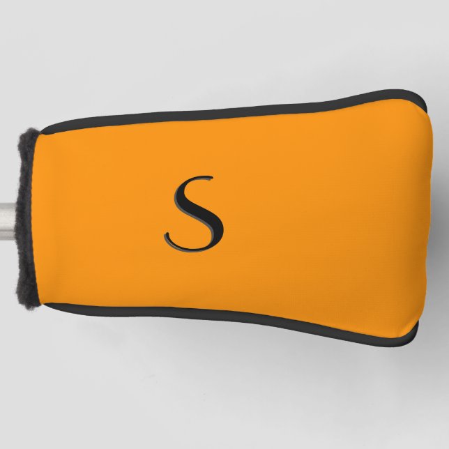 Couvre-club De Golf Solid Princeton Orange Personal (Devant)