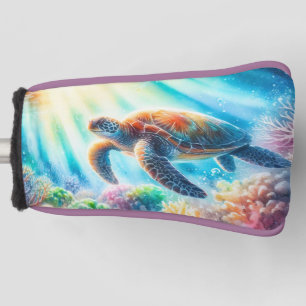 Couvre-club De Golf Sous la tortue de mer