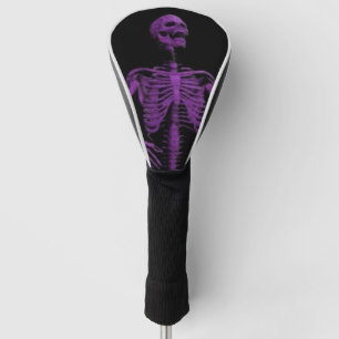Couvre-club De Golf squelette pourpre de guitare aérienne