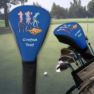 Couvre-club De Golf Squid