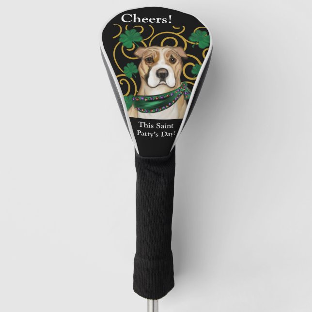 COUVRE-CLUB DE GOLF STAFFORDSHIRE TERRIER AMÉRICAIN      (Devant)