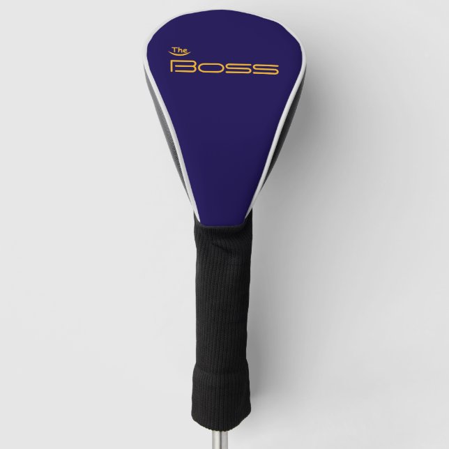 Couvre-club De Golf Style Gold Le BOSS (Devant)