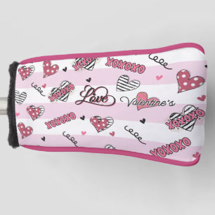 Couvre-club De Golf Style XOXO Valentine's Day