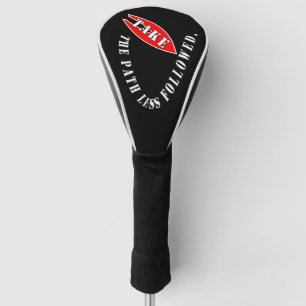 Couvre-club De Golf Suivez le chemin moins suivi