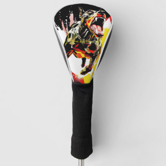 Couvre-club De Golf Superhero Doberman Dog 01 - juge Ignacio