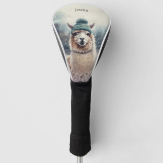 Couvre-club De Golf Sweet Winter Alpaca, coutume