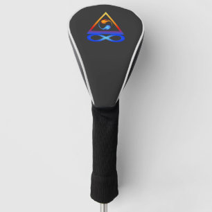 Couvre-club De Golf Symbole Twin Flame -