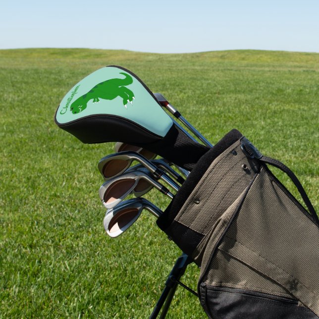 Couvre-club De Golf T Rex Dinosaur Design (In Situ)
