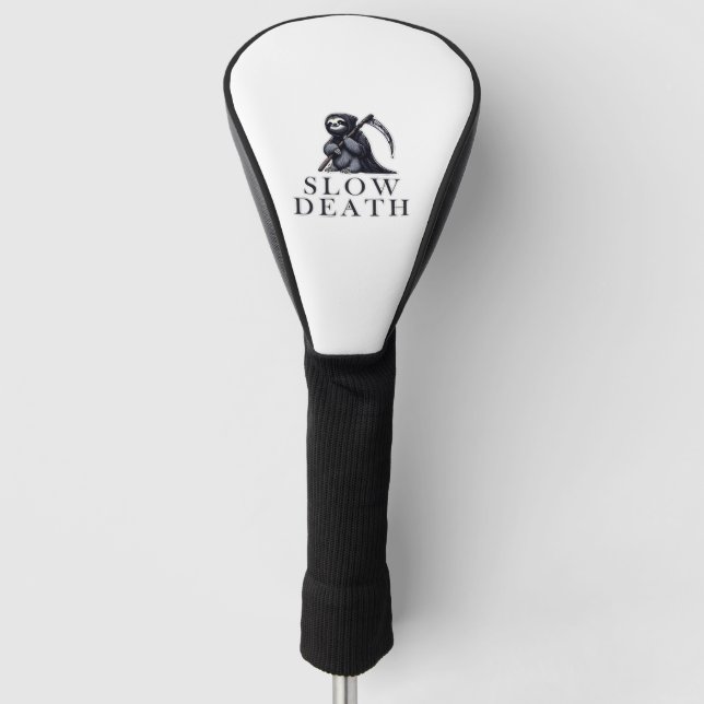 Couvre-club De Golf T-shirt essentiel Slow Death (Devant)