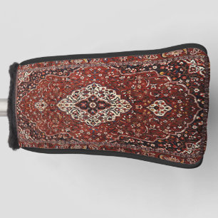 Couvre-club De Golf Tapis Oriental Ancien Turc Persan