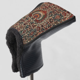 Couvre-club De Golf Tapis persan turc oriental antique