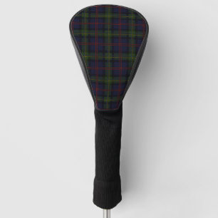 Couvre-club De Golf Tartan Clan Malcolm Violet Black Check