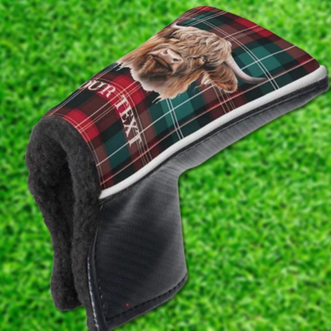 Couvre-club De Golf Tartan écossais HIGHLANDER Golf Head Cover (Créateur téléchargé)