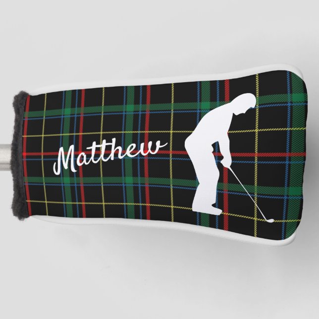 Couvre-club De Golf Tartan Tartan classique écossais (Devant)