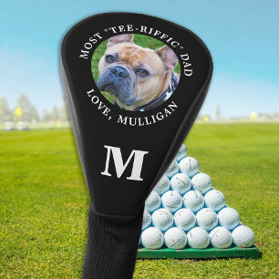 Couvre-club De Golf Tee-Riffic DOG DAD Personnalisé Monogramme Photo p