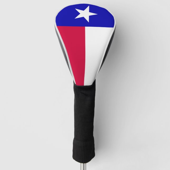 Couvre-club De Golf Tête de golf du Texas Flag (Devant)