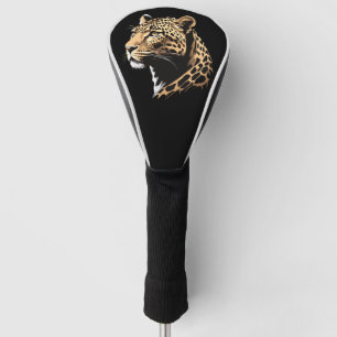 Couvre-club De Golf Tête léopard