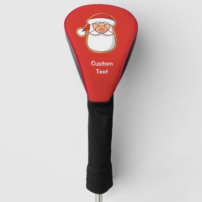 Couvre-club De Golf Tête père Noël (Devant)