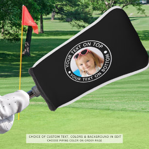 Couvre-club De Golf Texte personnalisé photo