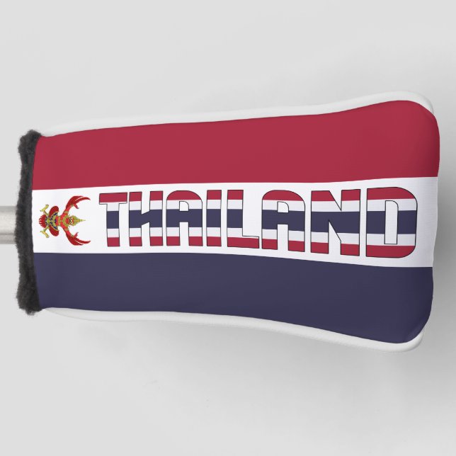 Couvre-club De Golf Thaïlande Drapeau magnifique patriotique (Devant)