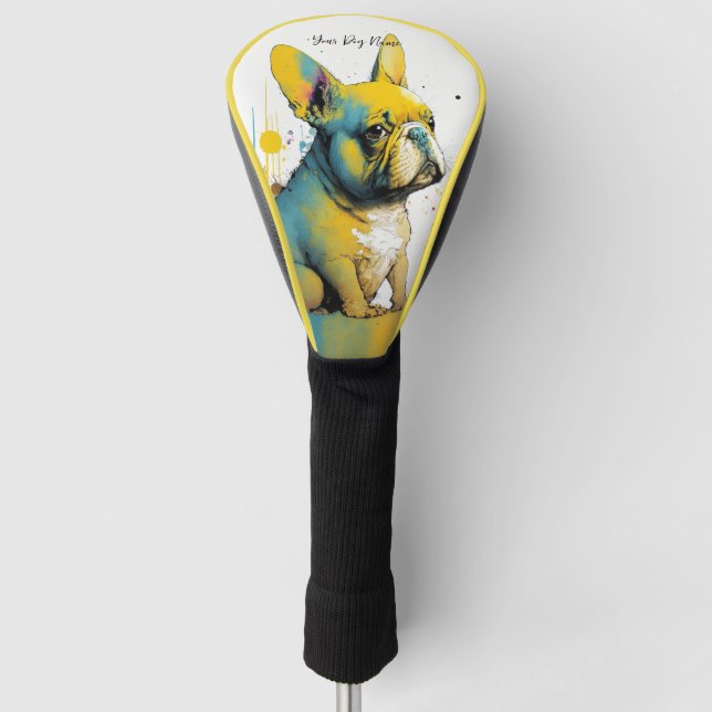 Couvre-club De Golf The French Bulldog - Composition 006 (Devant)