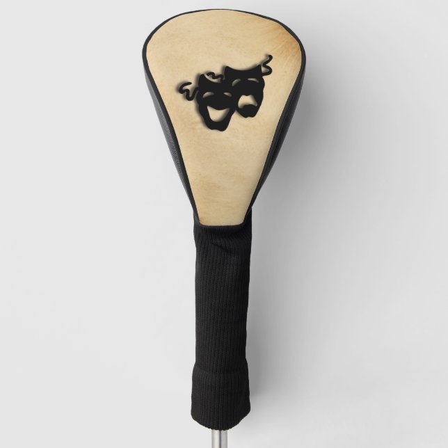 Couvre-club De Golf Théâtre de masques comiques et tragiques (Devant)