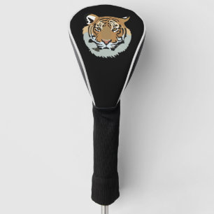Couvre-club De Golf Tigre tête visage animal sauvage tigre