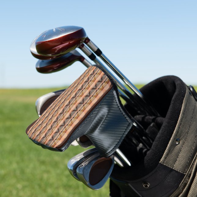 Couvre-club De Golf Tons Terre Beige Brown Style Tissu Boue (In Situ)