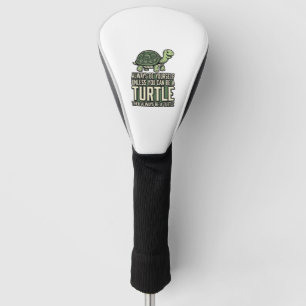 Couvre-club De Golf Tortue Drôle Soyez Vous-Même Design De Chemise Vin