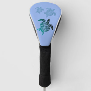 Couvre-club De Golf Tortues de mer Nager sur l'eau bleue Perri