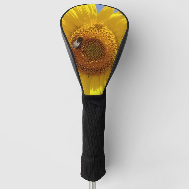 Couvre-club De Golf Tournesol jaune (Devant)