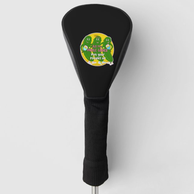 Couvre-club De Golf Toutes mes chattes dames (Devant)