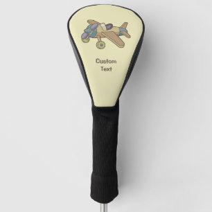 Couvre-club De Golf Toy Airplane Golf Head Cover