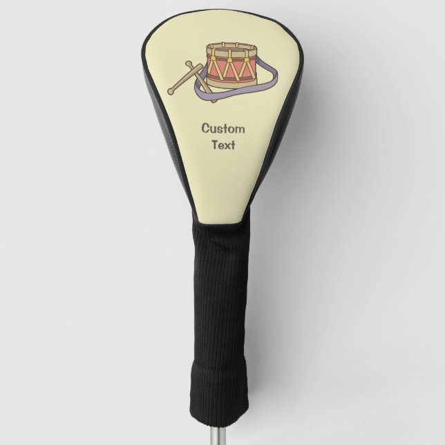 Couvre-club De Golf Toy Drum Golf Head Cover (Devant)