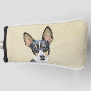 Couvre-club De Golf Toy Fox Terrier Peinture - Cute Original Chien Art
