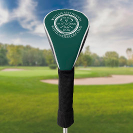 Couvre-club De Golf Trou en un vert émeraude classique Personnalisé