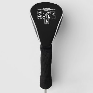 Couvre-club De Golf Trucs de Schnauzer Miniature têtus