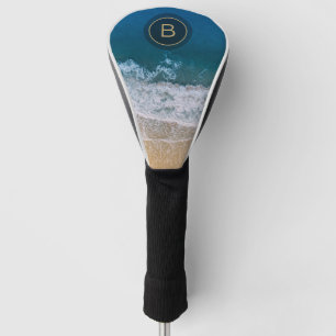 Couvre-club De Golf Turquoise Blue Florida Beach Monogramme personnali