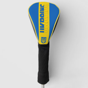 Couvre-club De Golf Ukraine Drapeau magnifique patriotique