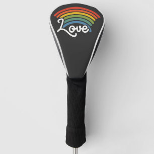 Couvre-club De Golf Un arc-en-ciel d'amour