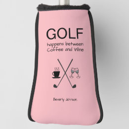 Couvre-club De Golf Un golf amusant se passe personnalisé