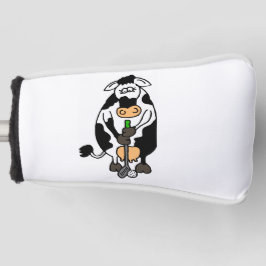 Couvre-club De Golf Une vache qui joue au golf