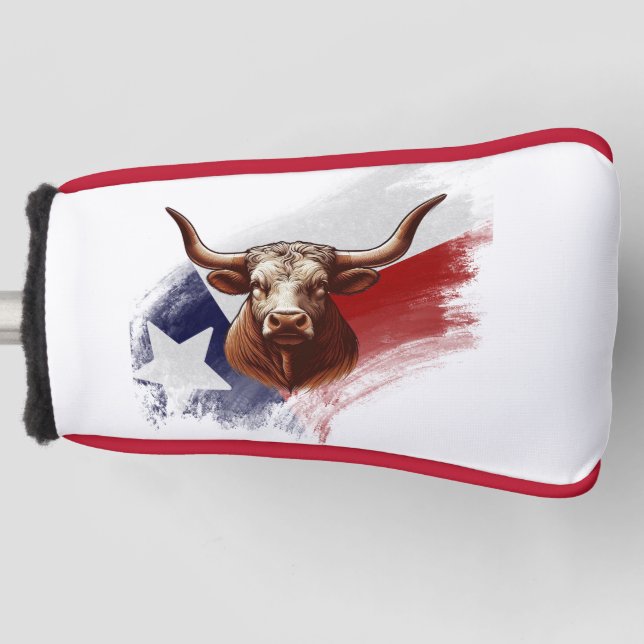 Couvre-club De Golf Vache longhorne du Texas (Devant)