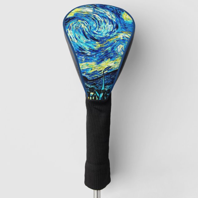 Couvre-club De Golf Van Gogh - Nuit étoilée (Devant)