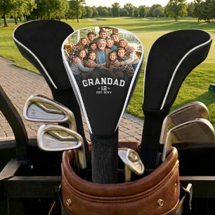 Couvre-club De Golf Varsity Grand-père Photo Héritage Total des Petits