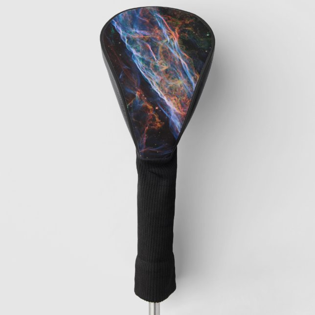 Couvre-club De Golf Veil Nebula Supernova Reste Télescope Hubble (Devant)