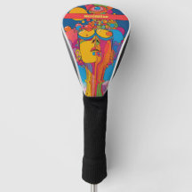 Vibrant Psychedelic Pop Art Conception rétro Super